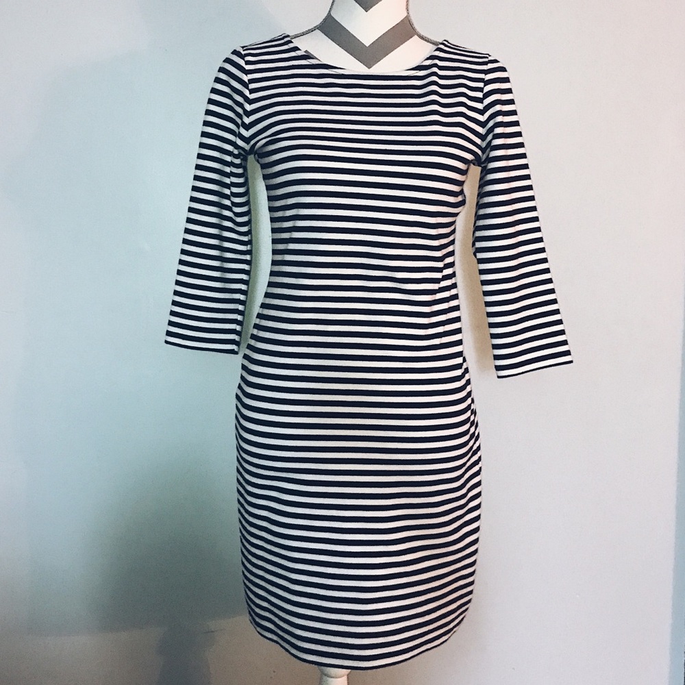 Black & White Striped Dress Old Navy